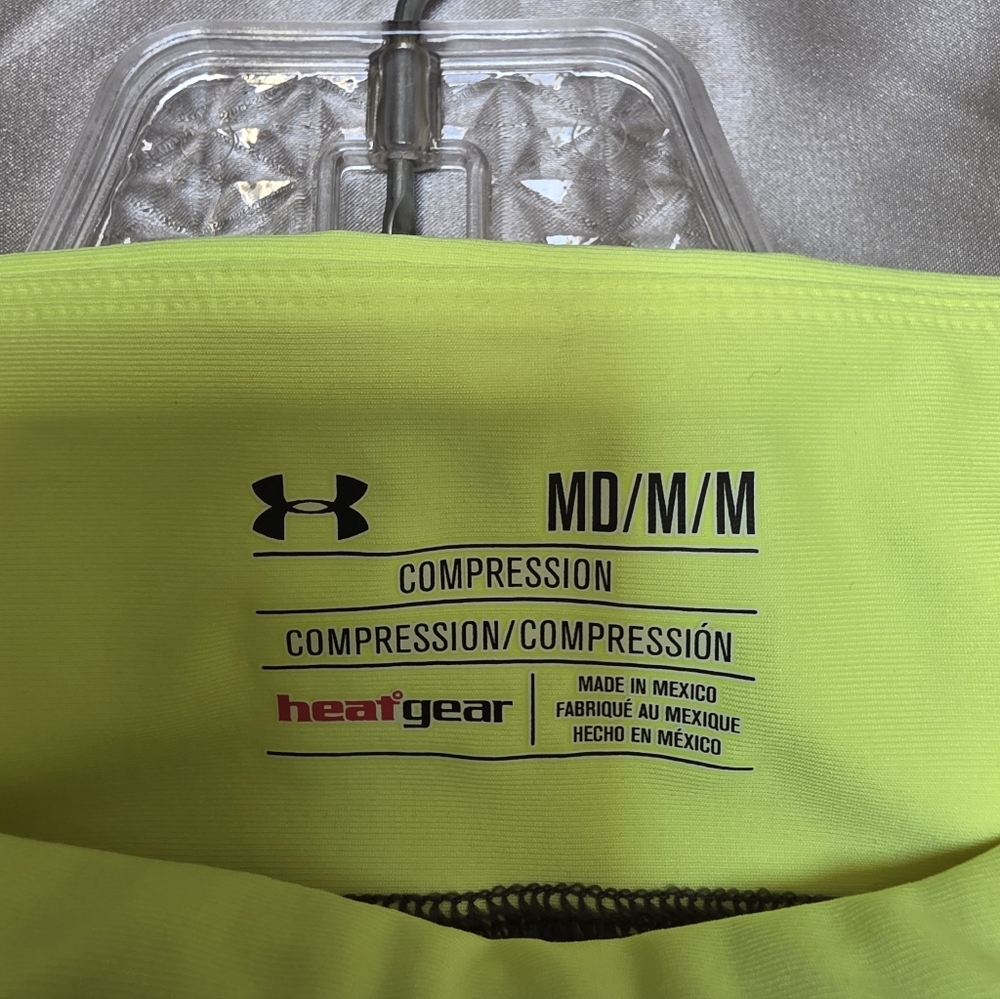 Under Armour Neon Yellow Compression Top